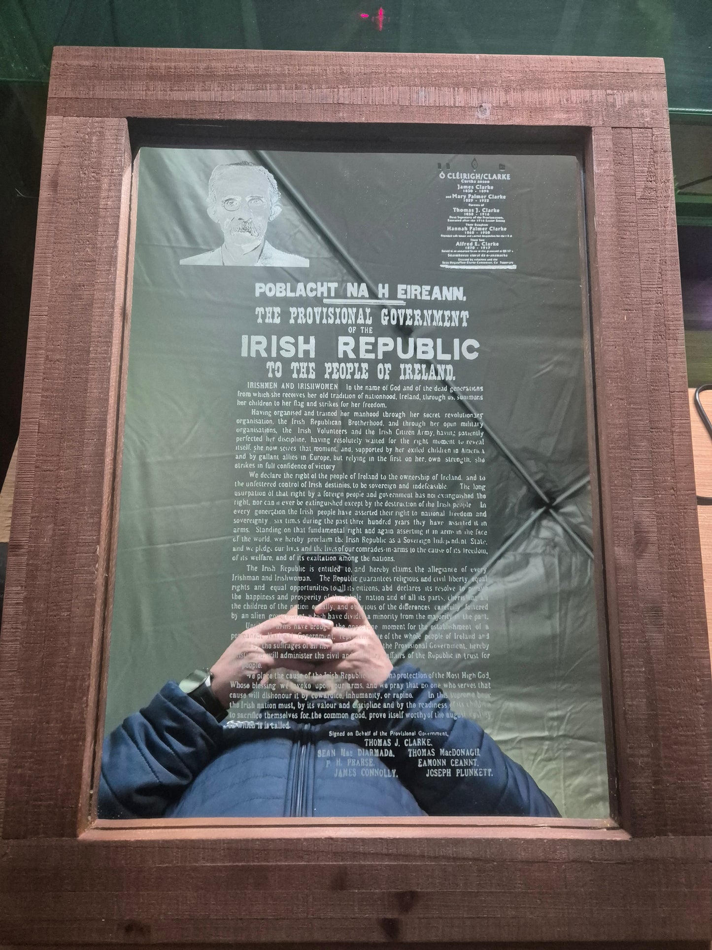 Limited Edition Tom Clarke Proclamation mirror