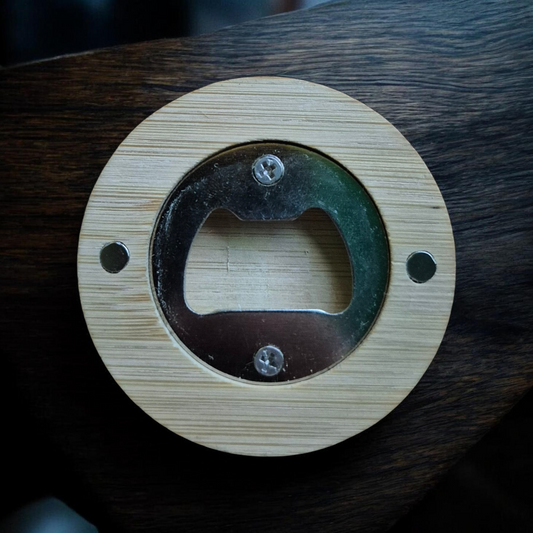 Magnetic Wooden bottle opener